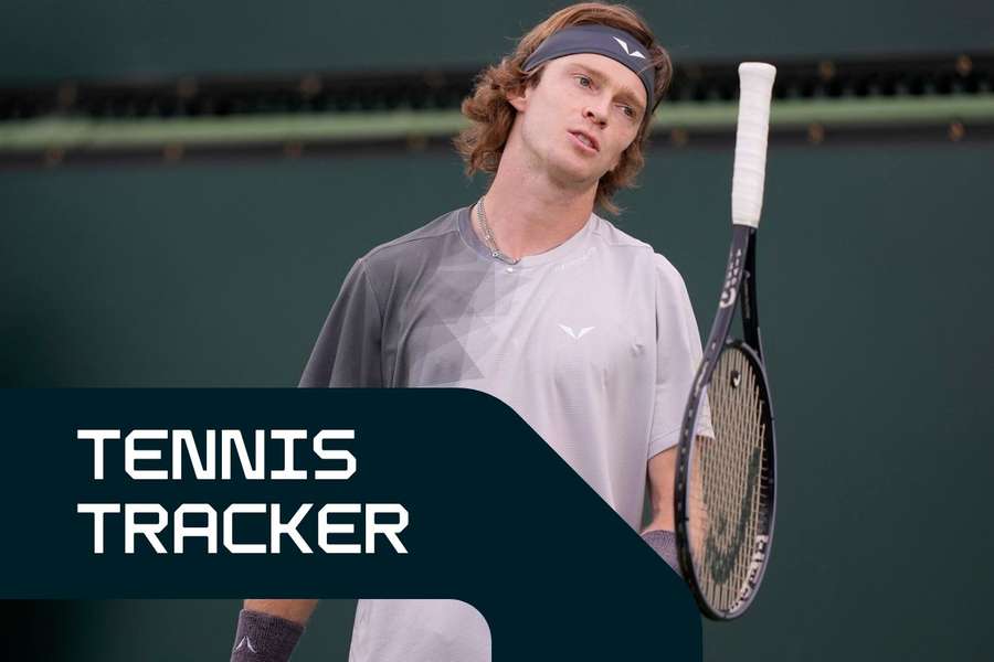 Andrey Rublev verloor in zijn eerste wedstrijd in Miami