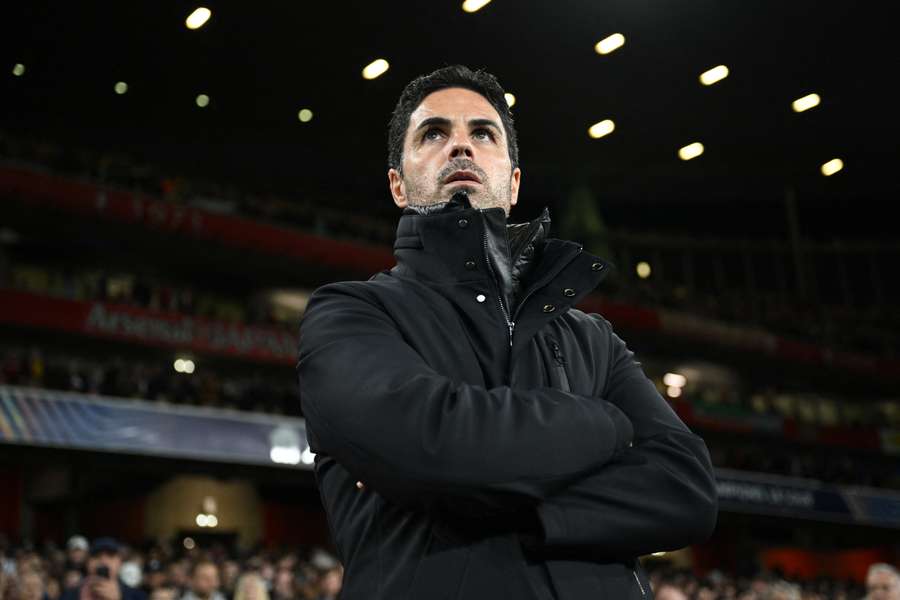 Mikel Arteta is preparing his injury-depleted Arsenal squad for a tough test against Liverpool