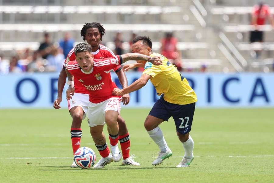 Prestianni ao serviço do Benfica