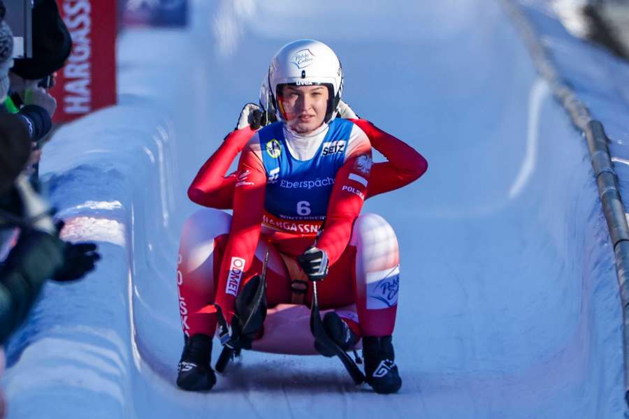Nikola Domowicz i Dominika Piwkowska zajęły 10. miejsce w dwójkach podczas MŚ w saneczkarstwie
