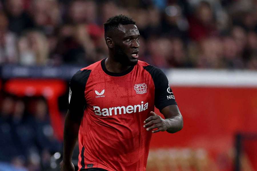 Nordi Mukiele con el Leverkusen.