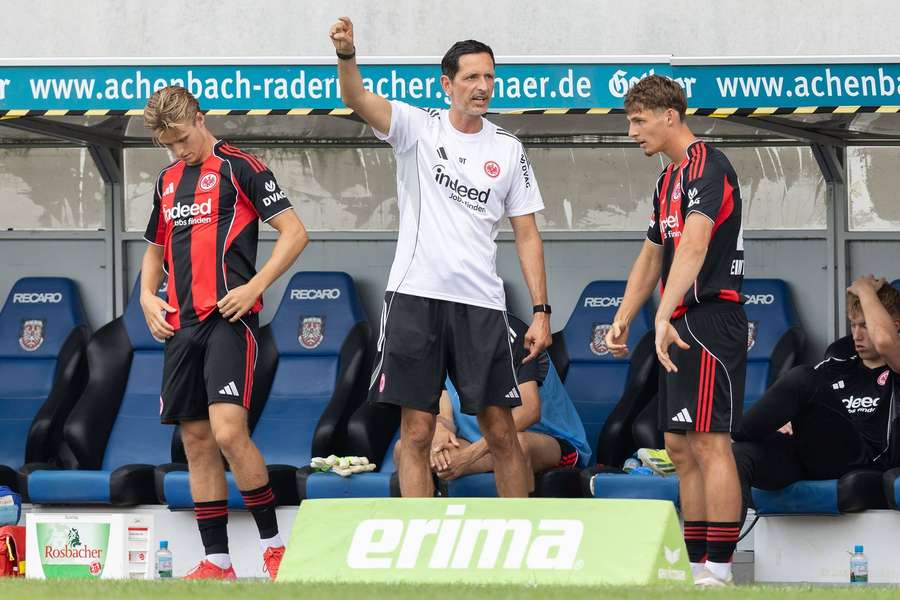 Nilo Neuendorf und Noah Fenyö beim Testspiel gegen den FSV Frankfurt. Nilo Neuendorf und Noah Fenyö beim Testspiel gegen den FSV Frankfurt.