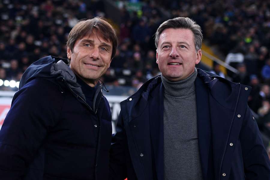 Antonio Conte e Kosta Runjaic