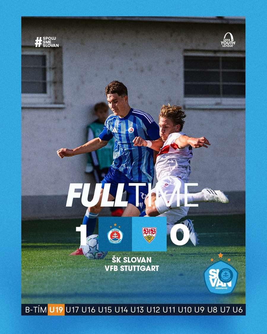 Mladíci Slovana zaknihovali dôležitý triumf. Mladíci Slovana zaknihovali dôležitý triumf.