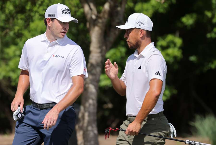 Xander Schauffele and Patrick Cantlay of the United States