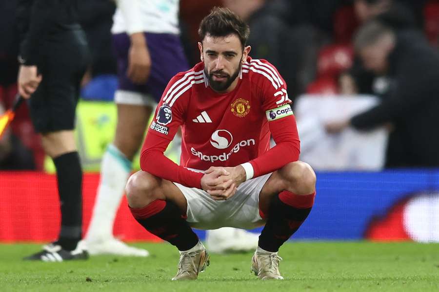 Bruno Fernandes après la rencontre.