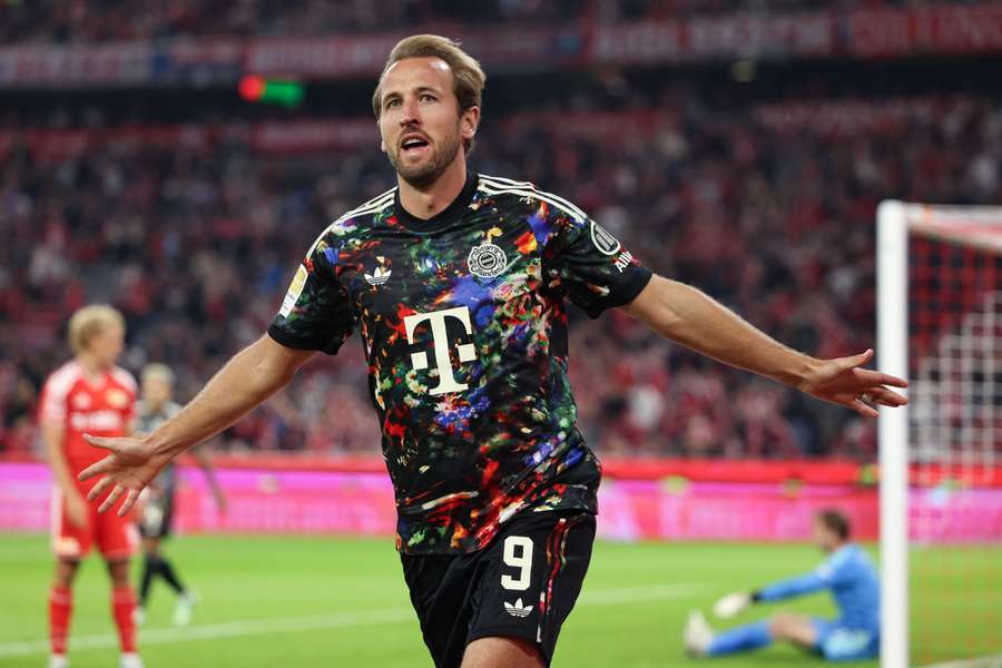 Traf gegen Union doppelt: Harry Kane Traf gegen Union doppelt: Harry Kane