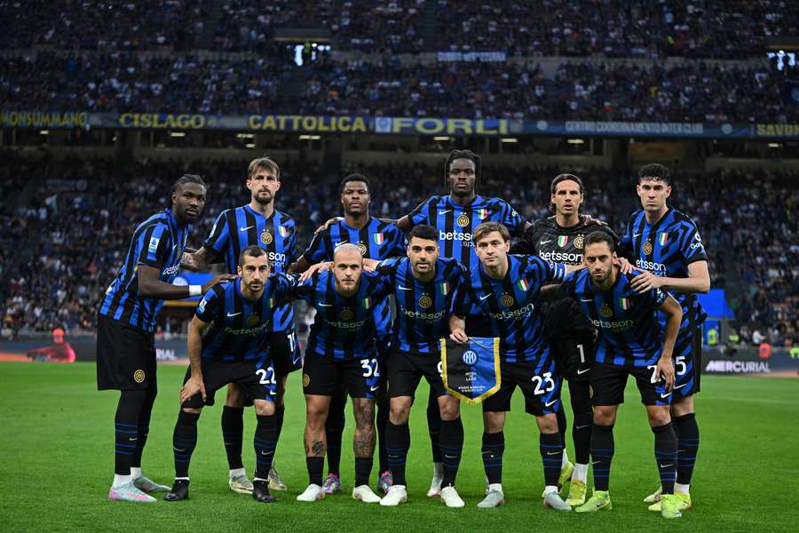 L'Inter le week-end dernier.