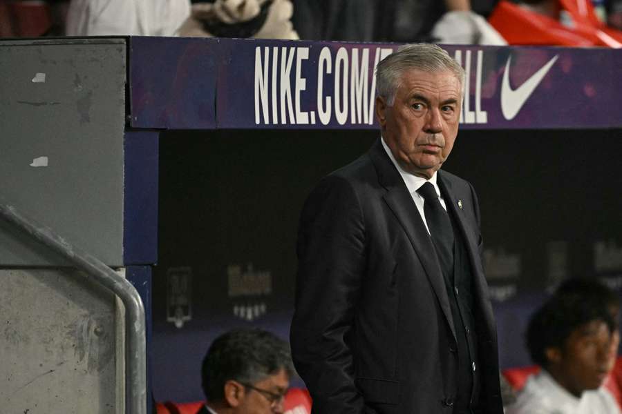 Carlo Ancelotti, treinador do Real Madrid