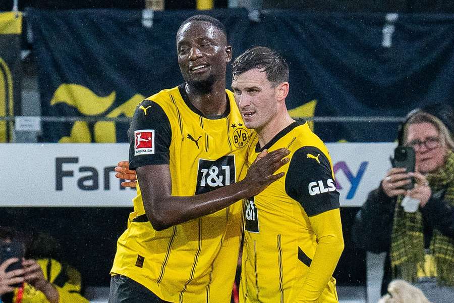 Serhou Guirassy (vlevo) a Pascal Gross si náramně rozumějí.