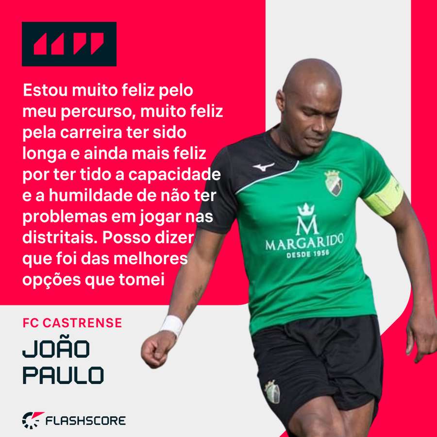 João Paulo despede-se aos 42 anos