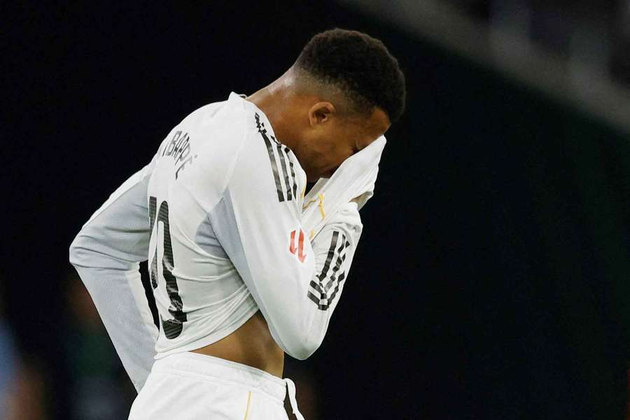 Kylian Mbappé contre le Betis Séville.