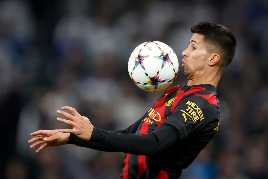 Joao Cancelo fra Champions League-kampen mellem FC København og Manchester City. 