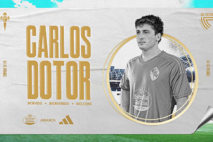 Carlos Dotor, nuevo jugador del Celta hasta 2028
