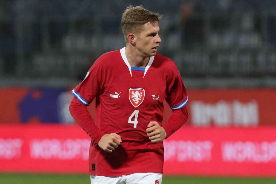 David Zima v reprezentačním dresu.