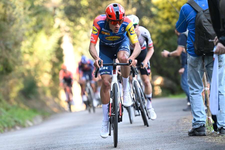 Ayuso em ação na Volta ao Algarve