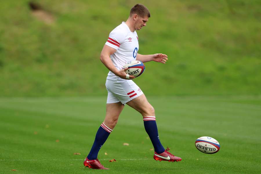 Owen Farrell is just the third England men's player to win 100 caps