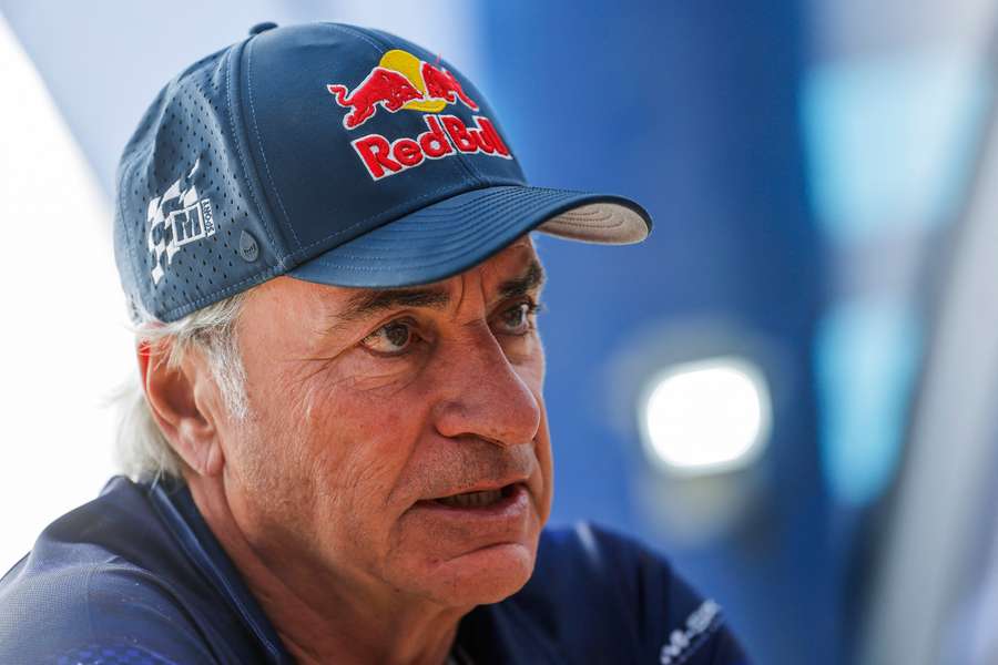 Ford M-Sport's Carlos Sainz ahead of the Dakar Rally
