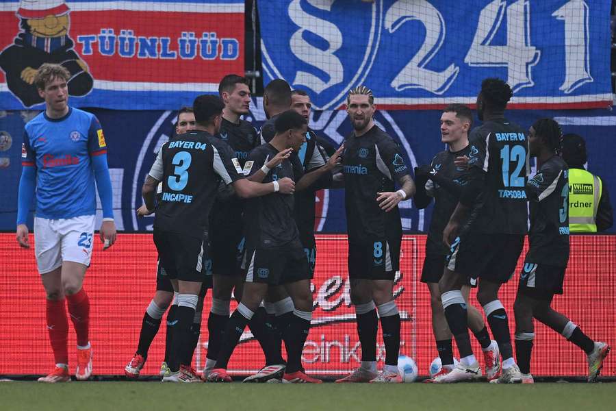 El Leverkusen ganó ante el Kiel