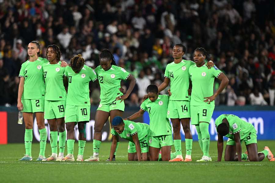 Nigeria were eliminated from the Women's World Cup by England on penalties 