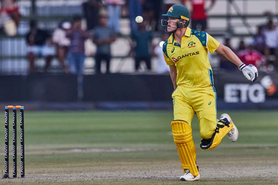 Nathan Ellis rescued Australia with 36 unbeaten in the third ODI in Harare. Nathan Ellis rescued Australia with 36 unbeaten in the third ODI in Harare.