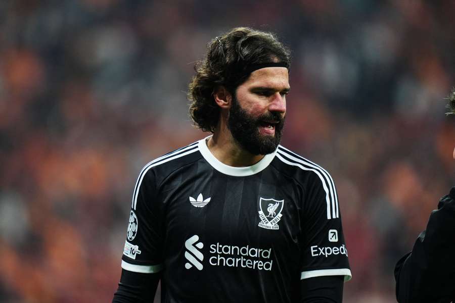 Alisson avec Liverpool.