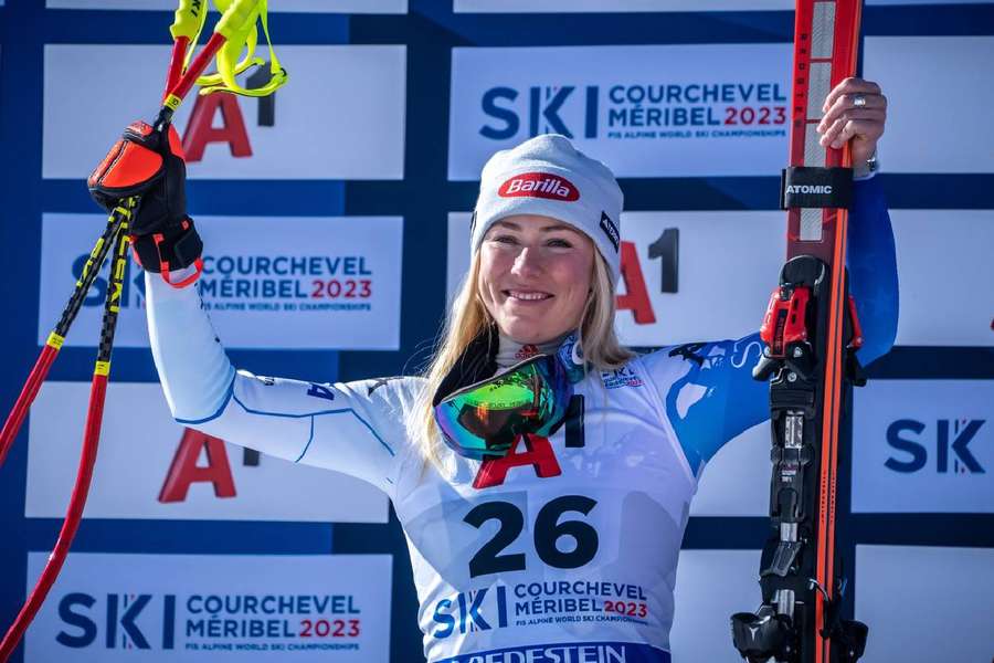 Shiffrin picked up silver in the women's Super-G