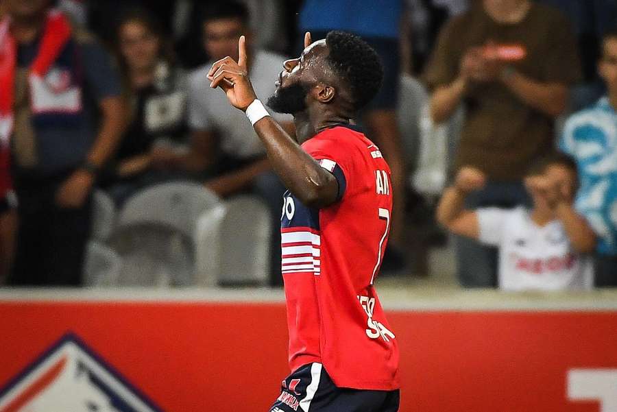 Jonathan Bamba a marqué le quatrième but de son équipe dans ce Lille-Monaco. 