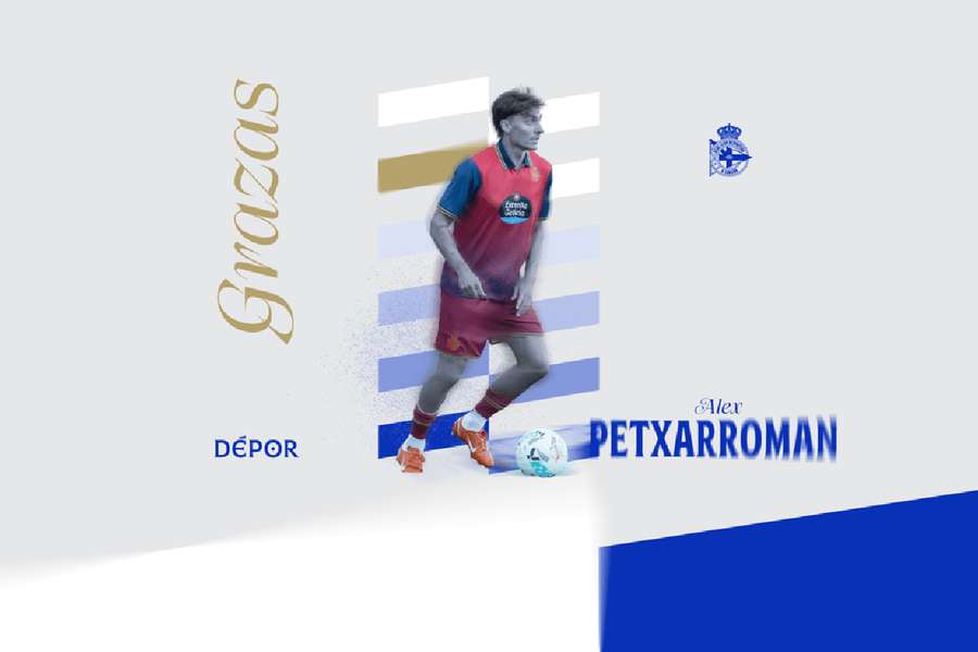 Petxarromán y el Deportivo separan sus caminos Petxarromán y el Deportivo separan sus caminos