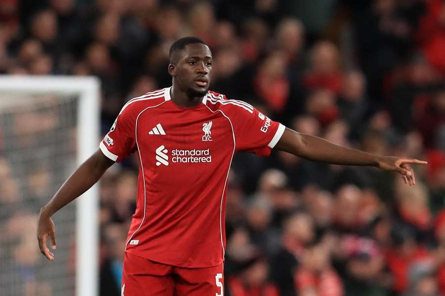 Konaté avec Liverpool.