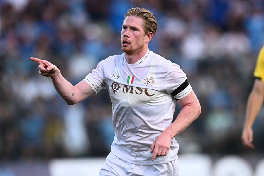 De Bruyne a marcat deja 2 goluri pentru Napoli în meciul amical cu Girona