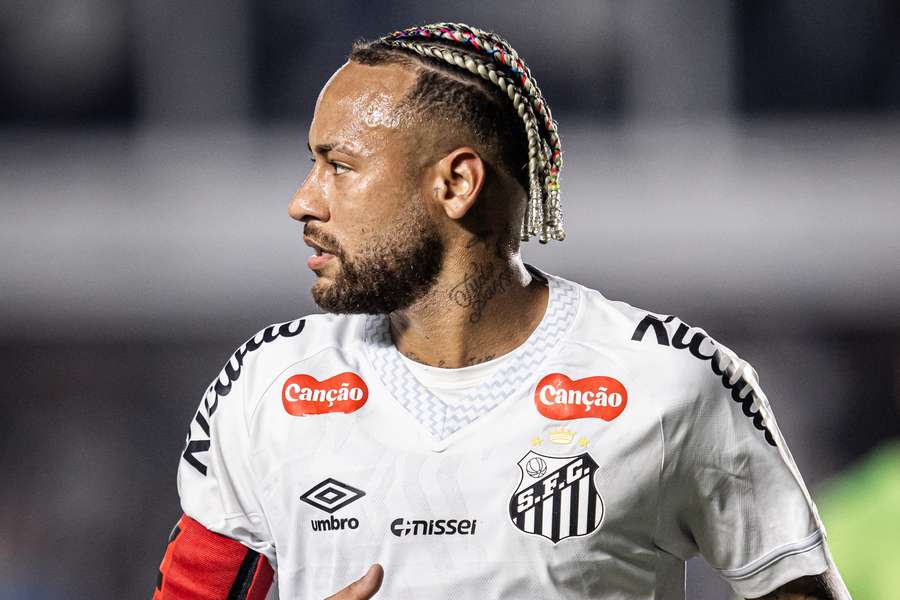 Neymar, internacional brasileiro do Santos