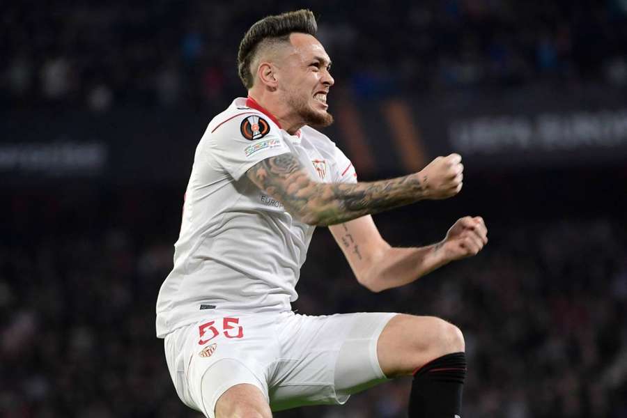 Sevilla's Lucas Ocampos came off the bench to get on the scoresheet