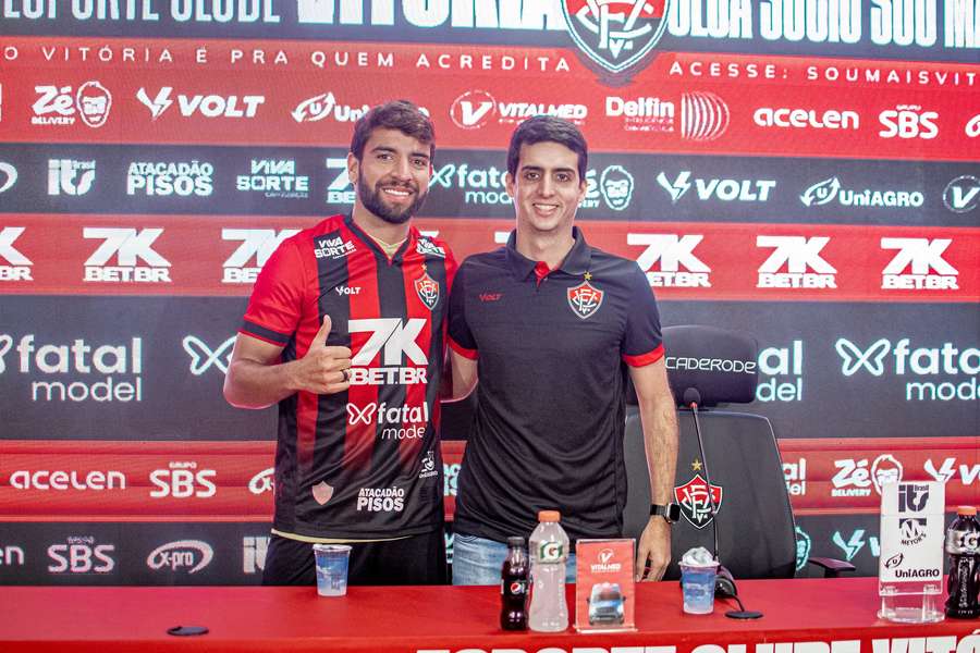 Pepê foi apresentado à imprensa nesta terça-feira (4) 