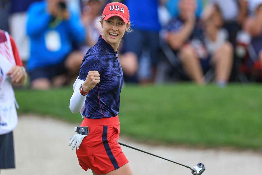 Korda enjoyed a dominant opening day of the Solheim Cup