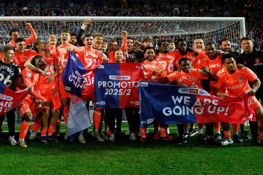 Coventry slaví po postupu do Premier League