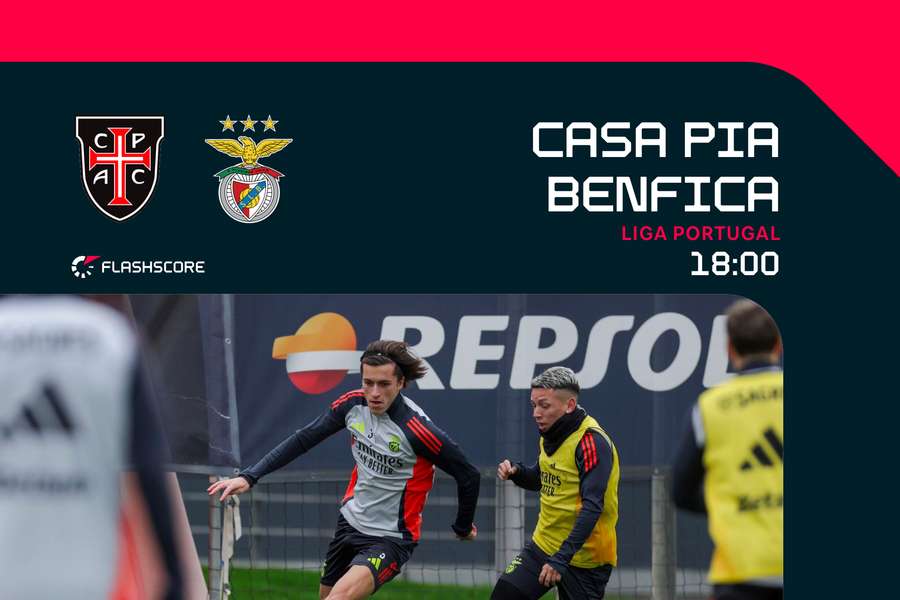 Benfica visita o Casa Pia