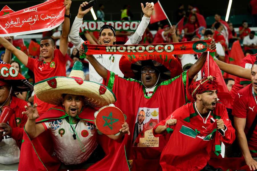 There has been a surge of support for the Moroccan team across the Arab world