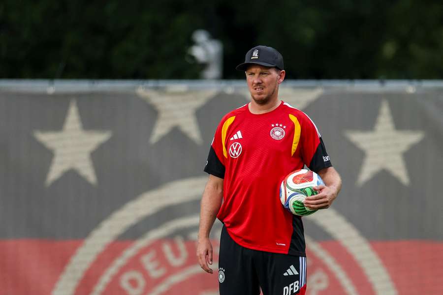 Nagelsmann à l'entraînement le 8 juin.