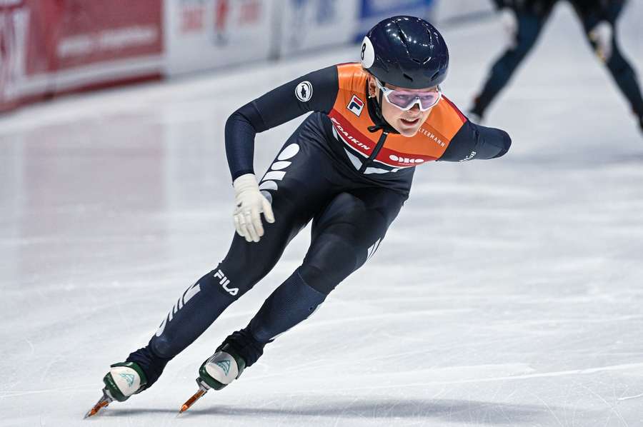 Xandra Velzeboer pakte in Beijing goud op de tweede 500 meter