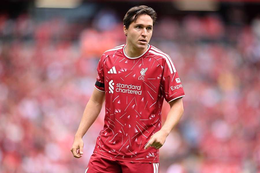 Liverpool's Federico Chiesa during a friendly with AS Monaco Liverpool's Federico Chiesa during a friendly with AS Monaco