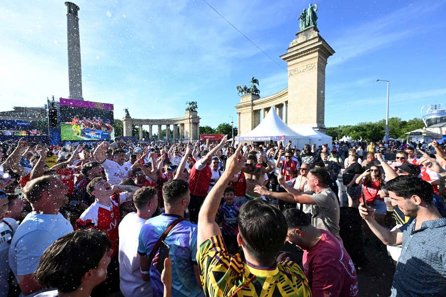 Budapeszt żyje sobotnim finałem. "Jesteśmy tu dla emocji i tej atmosfery", mówią kibice