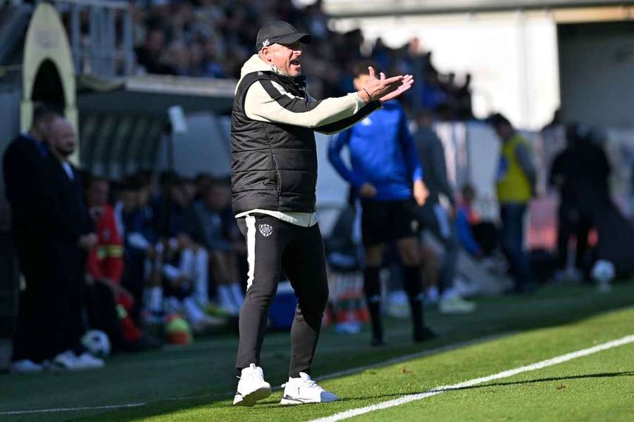 Martin Svědík během zápasu na Slovácku. Martin Svědík během zápasu na Slovácku.