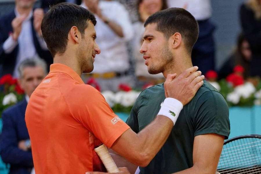 S'ils se qualifient jusque-là, Alcaraz et Djokovic se rencontreront en demi-finale. 