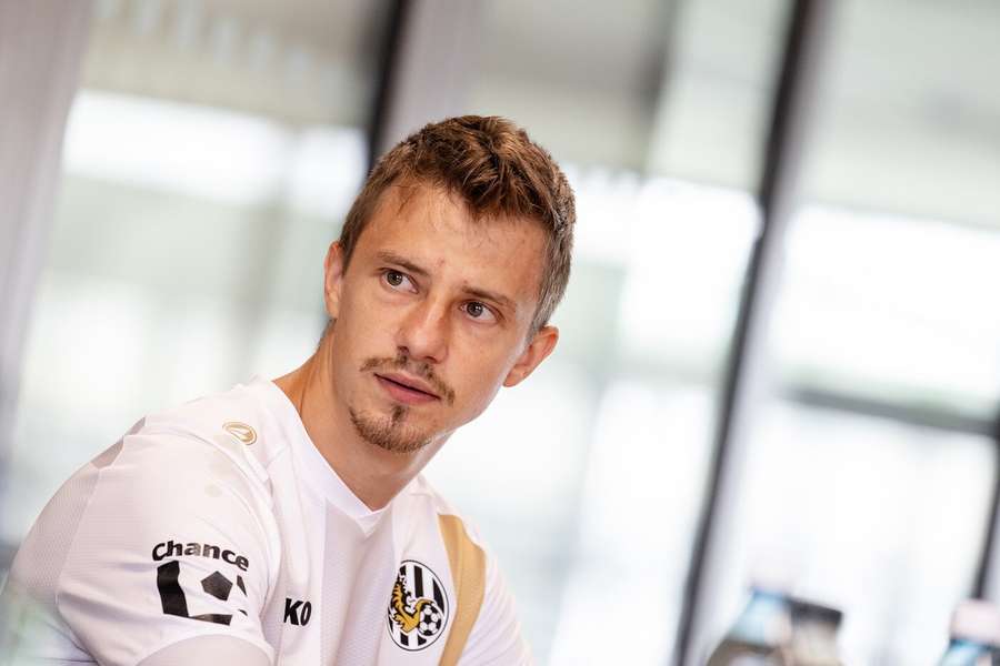 Hradecká opora Adam Vlkanova.