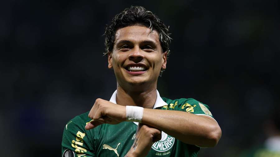 Richard Ríos abriu o caminho para a vitória do Palmeiras