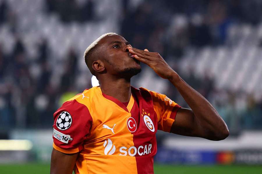 Hlavní palebná síla Galatasaraye Victor Osimhen Hlavní palebná síla Galatasaraye Victor Osimhen