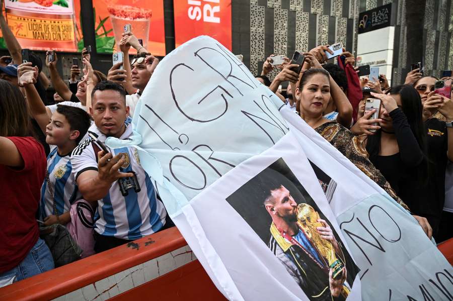 Messi, el más aclamado en México.