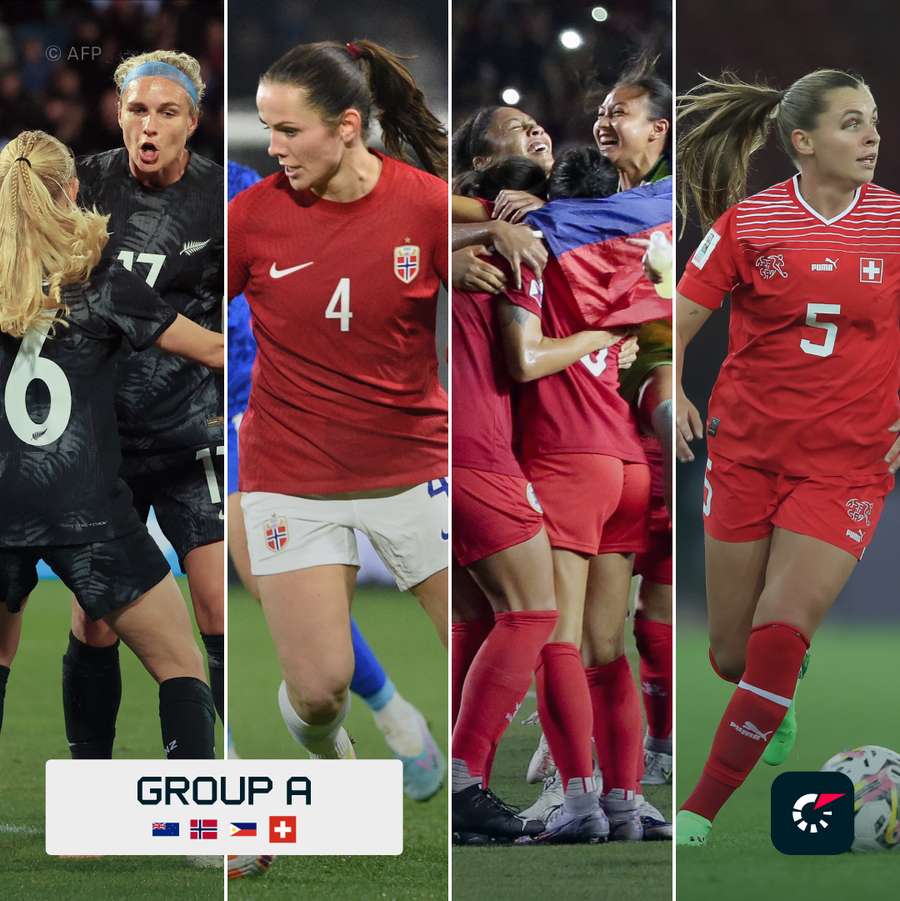 New Zealand, Norway, Philippines and Switzerland make up Group A