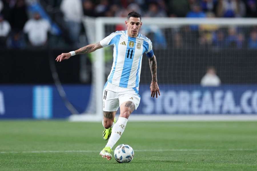 Angel Di Maria avec l'Argentine ce week-end.